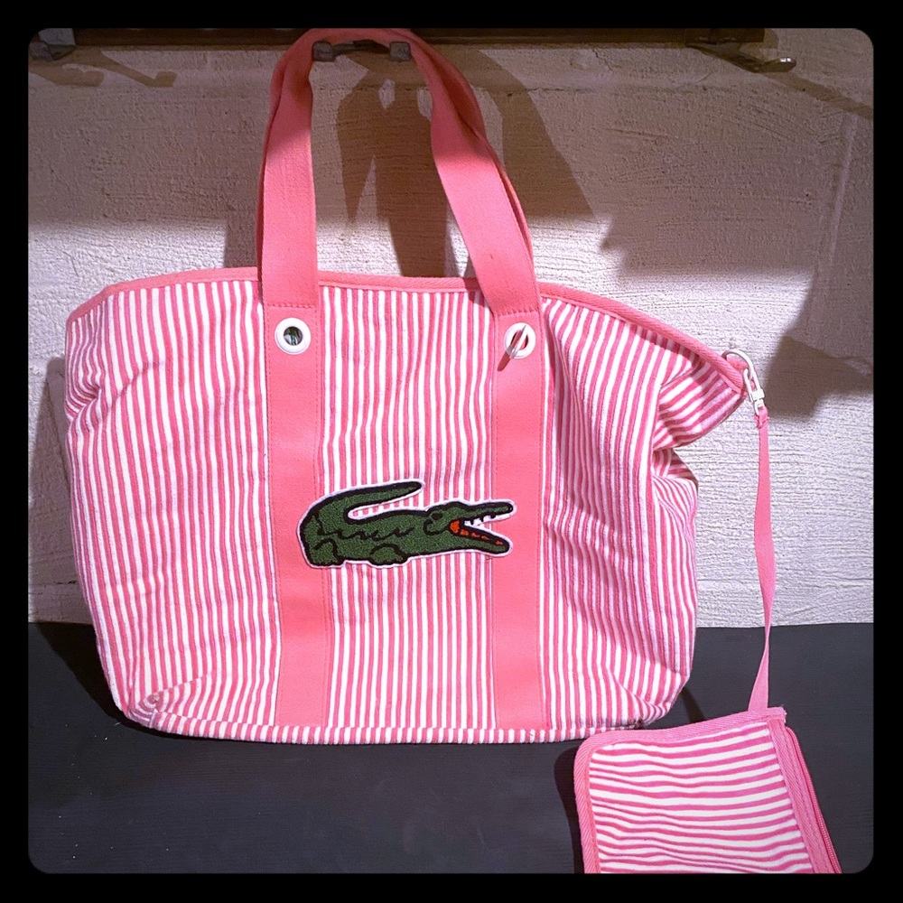Terry cloth tote- Lacoste 🐊
